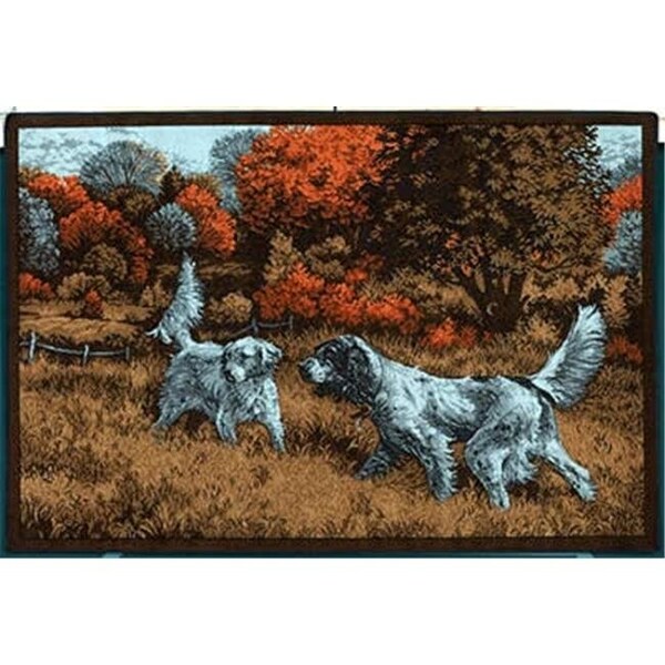 Associated Weavers Custom Printed Rugs HUNTERSHINTS Hunters Hints - Setters Wildlife Rug HUNTERSHINTS - main